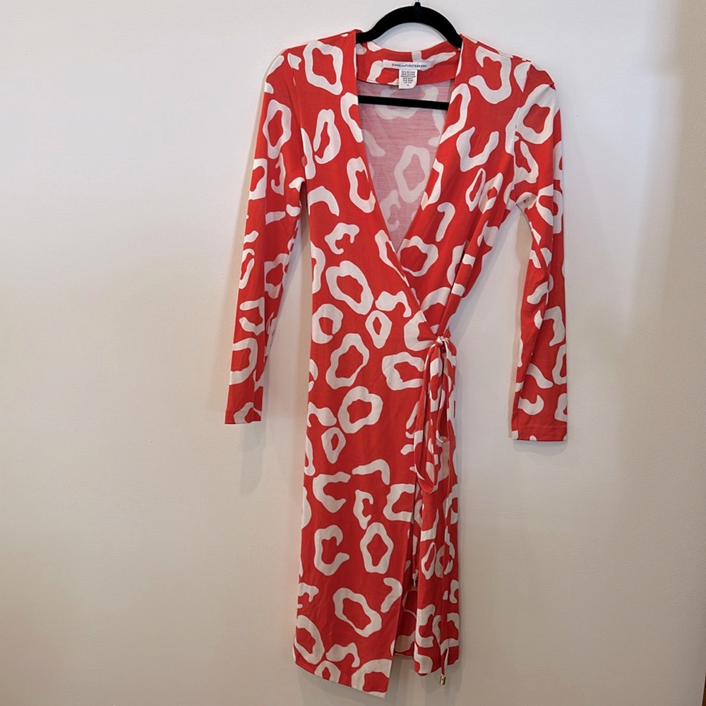 Vintage DVF Diane von Furstenberg Silk Wrap Dress